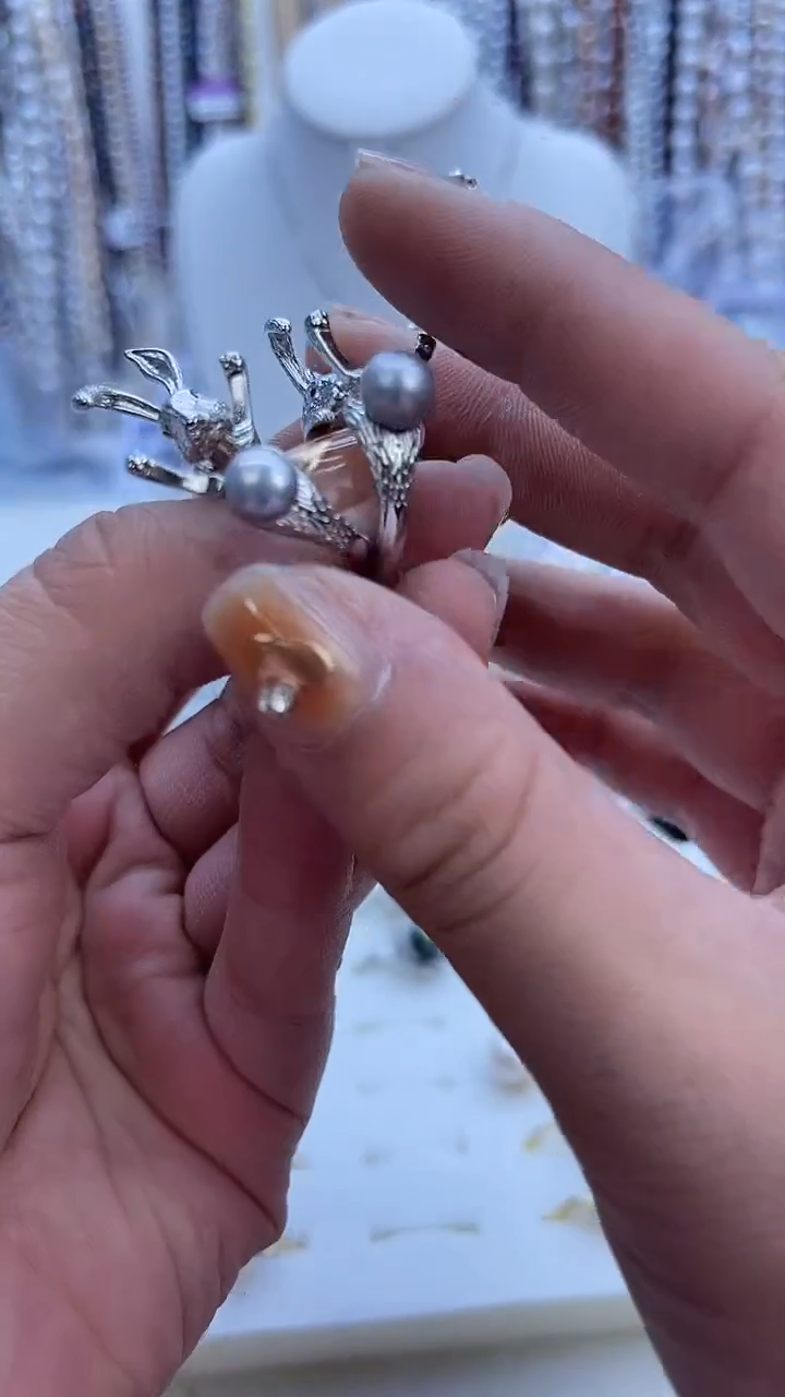 【闪购商品】淡水珍珠戒指未镶嵌869