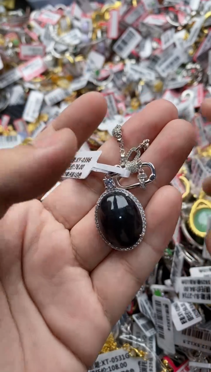 【闪购商品】翡翠戒指银S925镶嵌11111---1