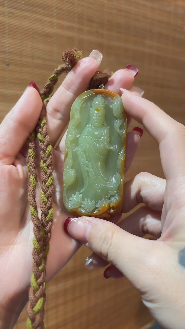 【闪购商品】和田玉吊坠未镶嵌观音