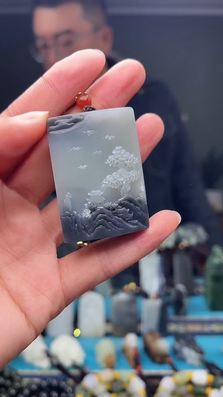 未镶嵌和田玉挂件1