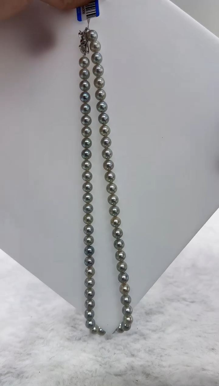 【闪购商品】海水珍珠DA未镶嵌t949 灰珠串