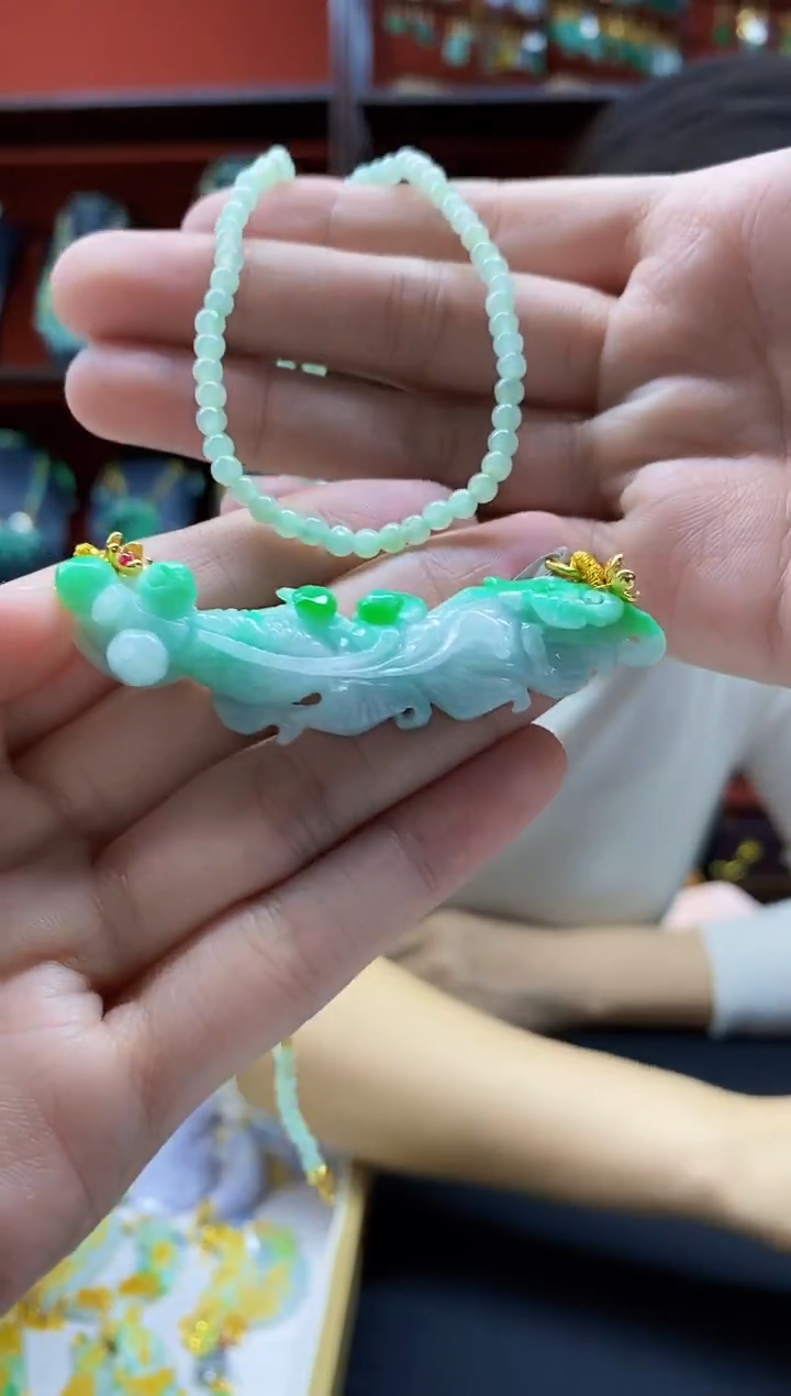 颈饰未镶嵌翡翠翡翠吊坠