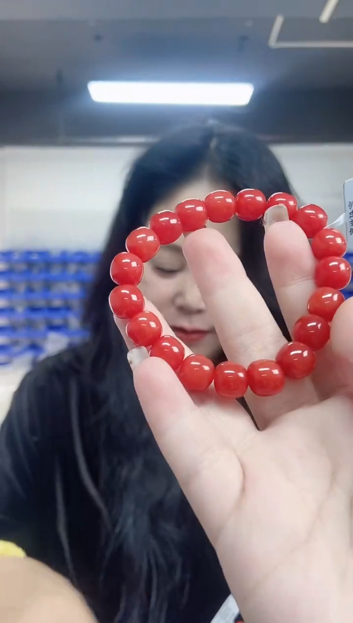 【闪购商品】南红玛瑙手串未镶嵌多样性发其一颜色微差