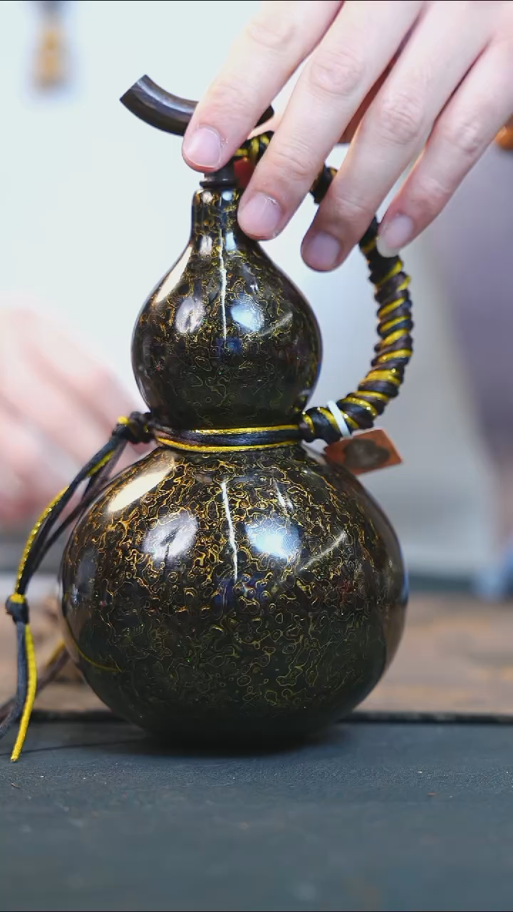 【闪购商品】RU241漆艺酒葫芦不包手串及 微瑕款 