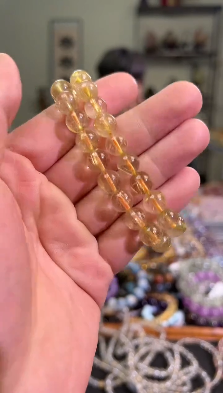 【闪购商品】发晶手链未镶嵌9mm发晶手串（多样性发其一）