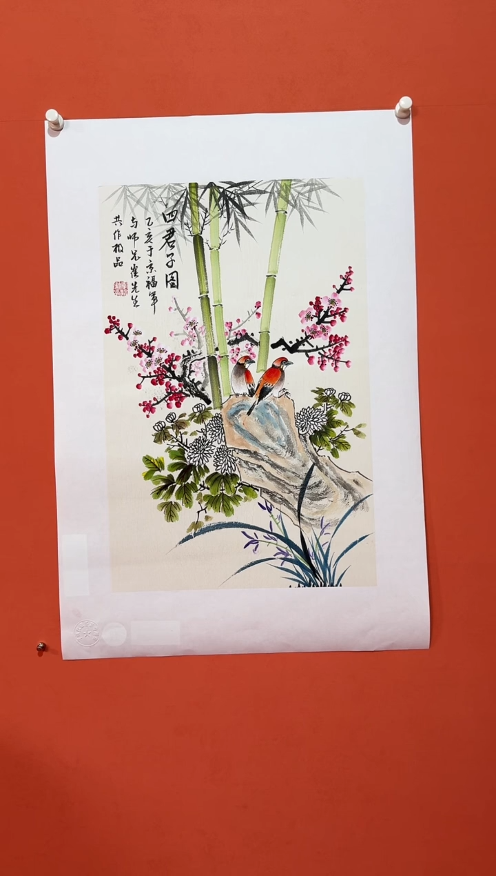 国画李福军国际巡展作品