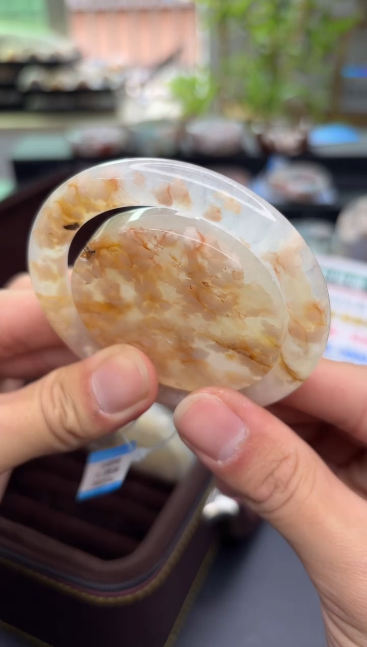 【闪购商品】石英质玉手镯未镶嵌C590(57圈赠送镯心)