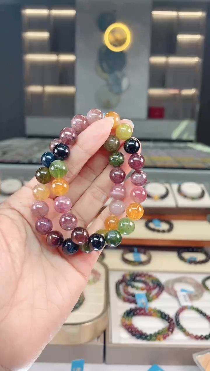 【闪购商品】碧玺单圈手串未镶嵌（多样性发一条）Q