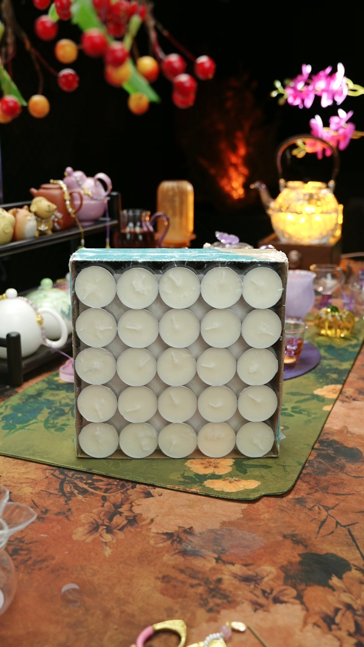 【闪购商品】植物蜡烛4小时100颗茶蜡烛