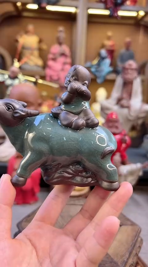 紫砂茶宠器闵茶宠摆件