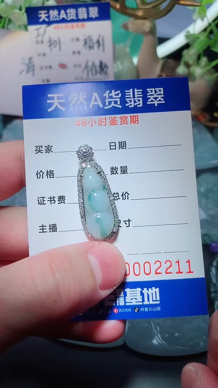 【闪购商品】翡翠颈饰未镶嵌天然A货翡翠一件