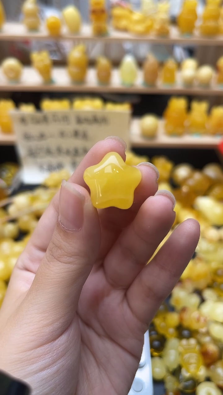 琥珀未镶嵌珠宝奇石074琥珀蜜蜡微瑕