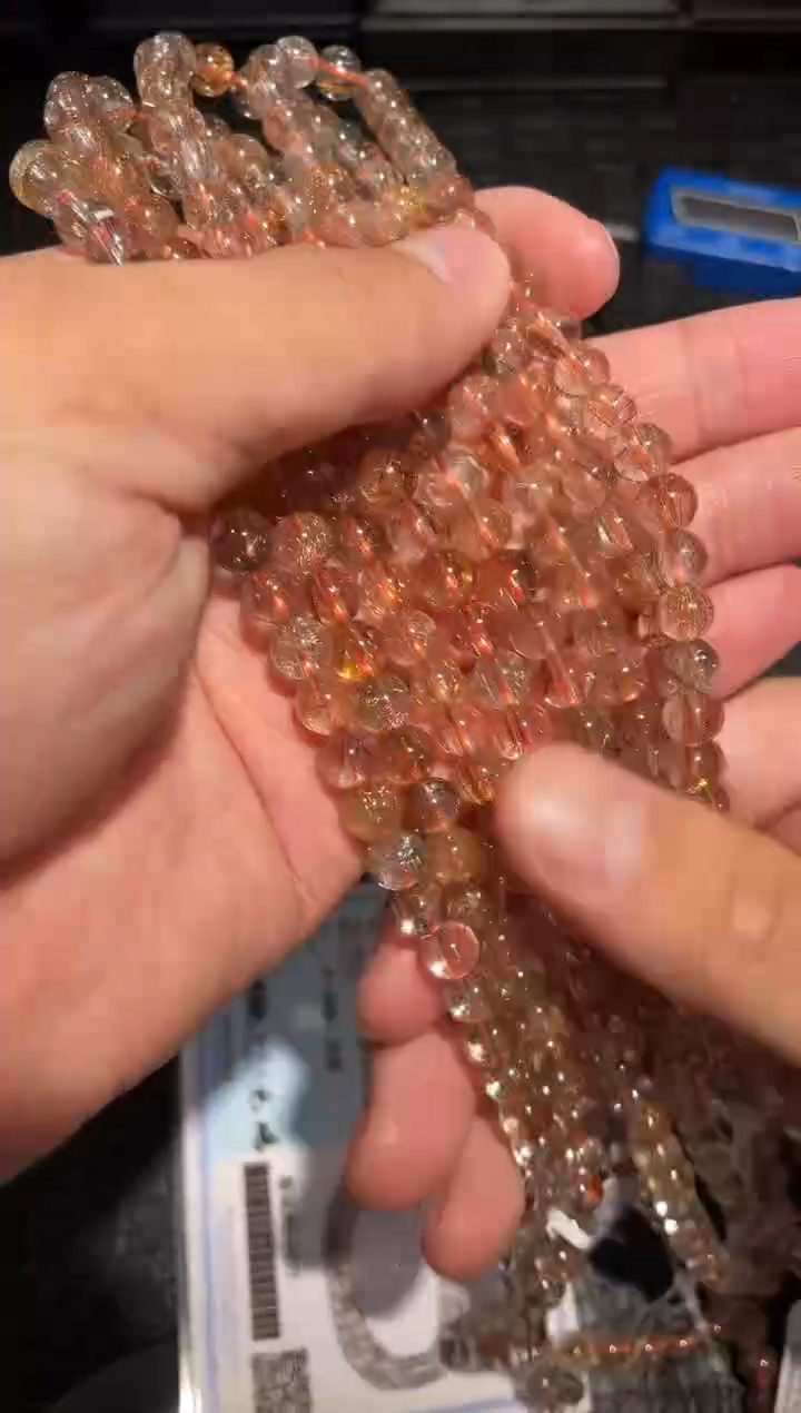 手链未镶嵌水晶多圈彩发晶A7（多样性发其一）