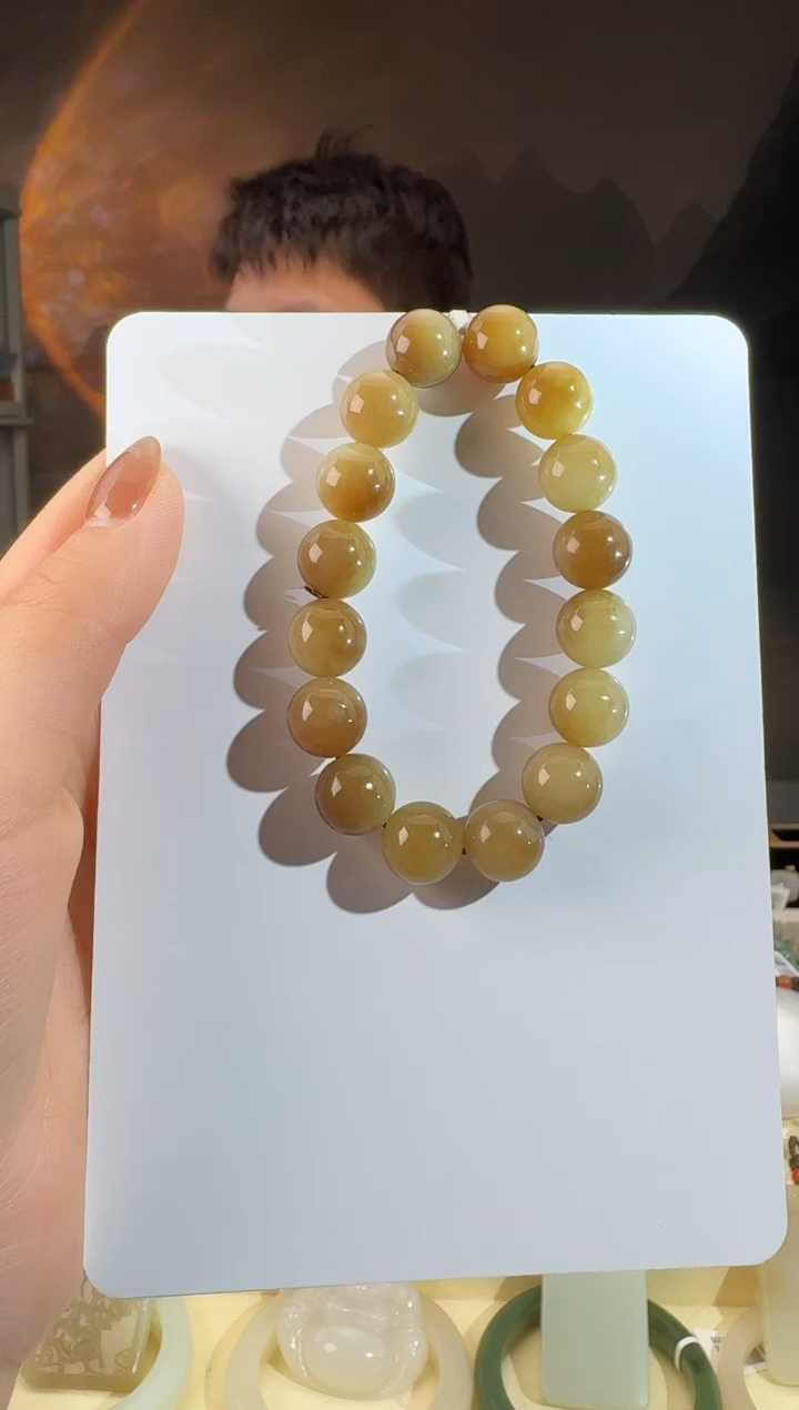 未镶嵌手串和田玉手串卡12