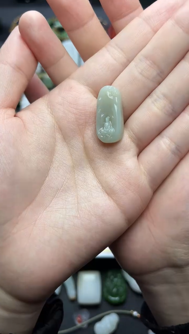 颈饰未镶嵌和田玉悟道06