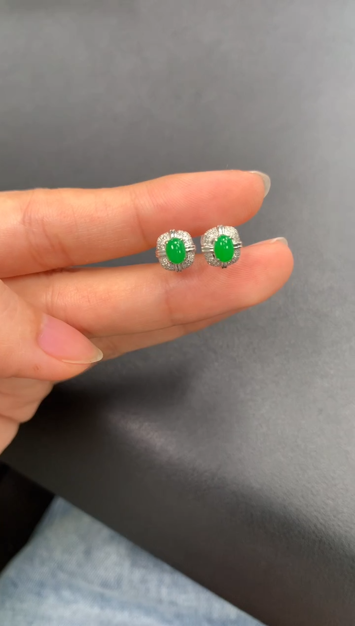 定制翡翠18K金镶嵌模式推广期48小时鉴赏期