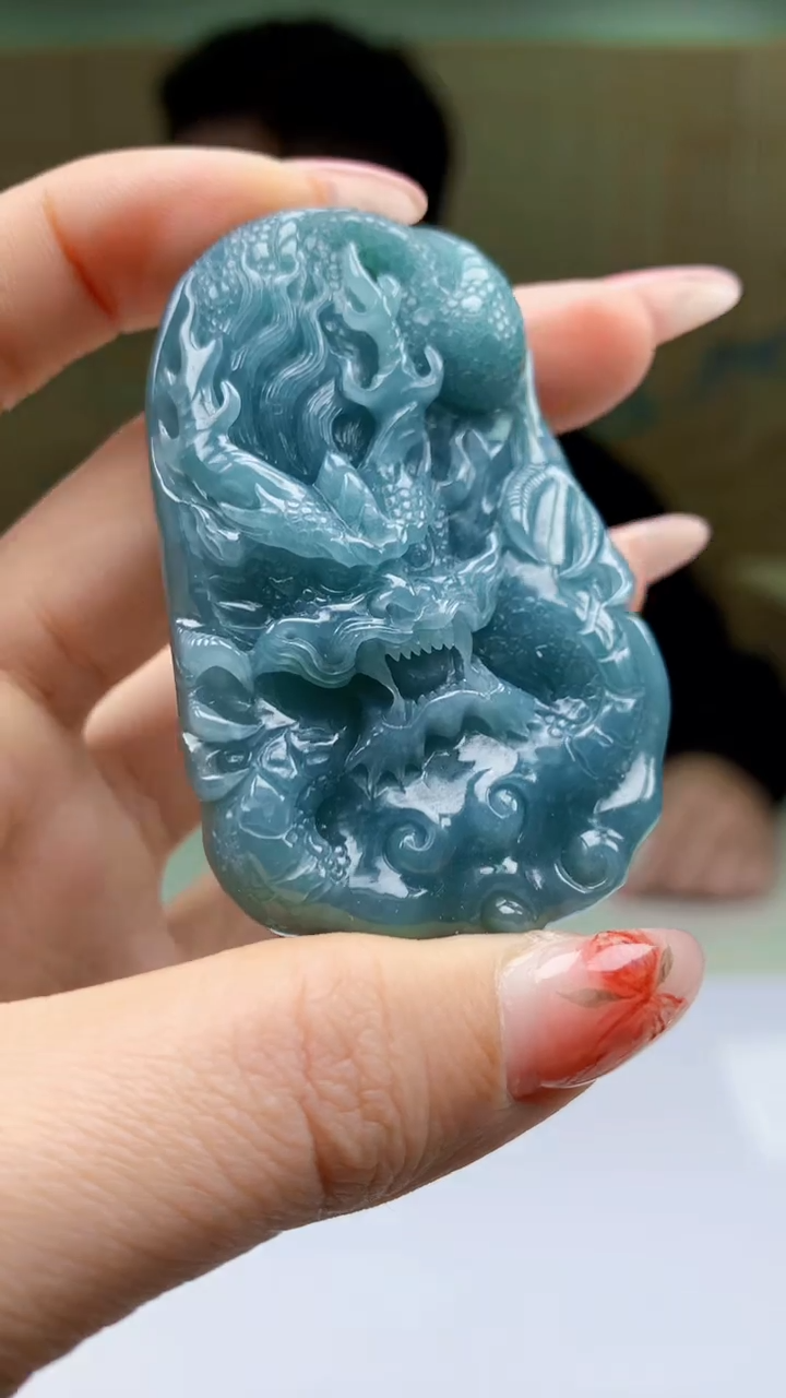 【闪购商品】定制翡翠未镶嵌4917ty-毛货挂件82