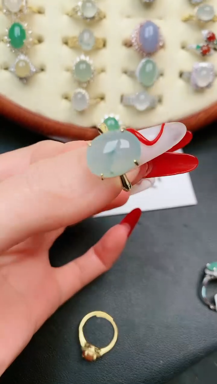 【闪购商品】翡翠戒指银S925镶嵌.....