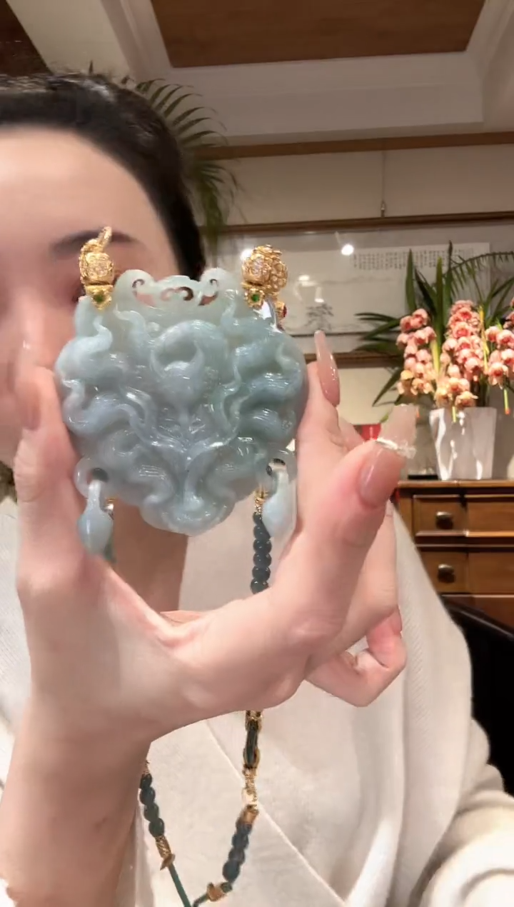 【闪购商品】翡翠颈饰未镶嵌国风