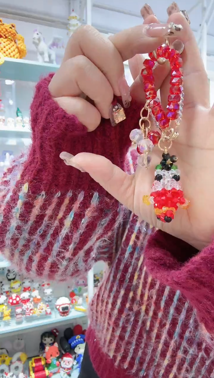 玻璃01022材料包-手链款财神挂件