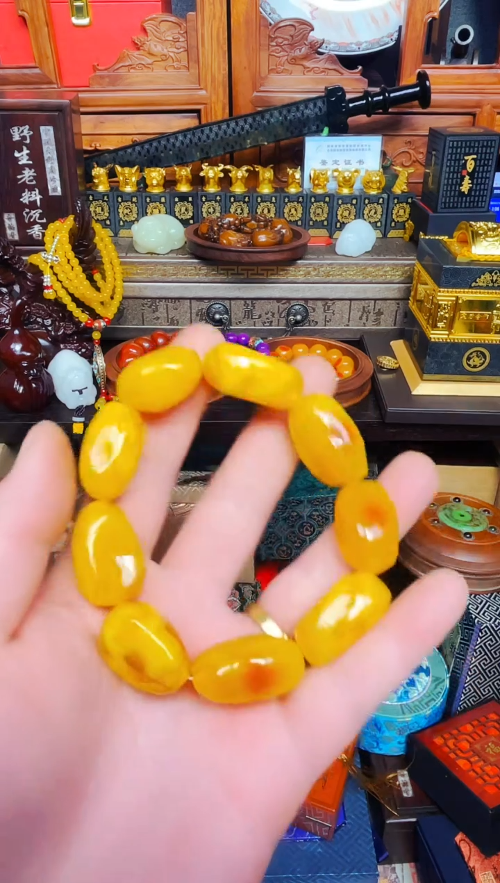 【闪购商品】蜜蜡手链未镶嵌精品精品 独具匠心