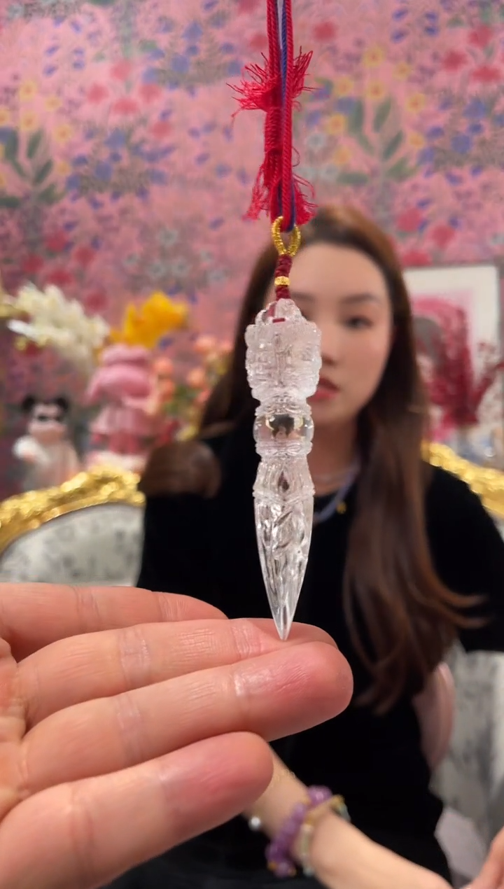 【闪购商品】水晶毛衣链未镶嵌挂件