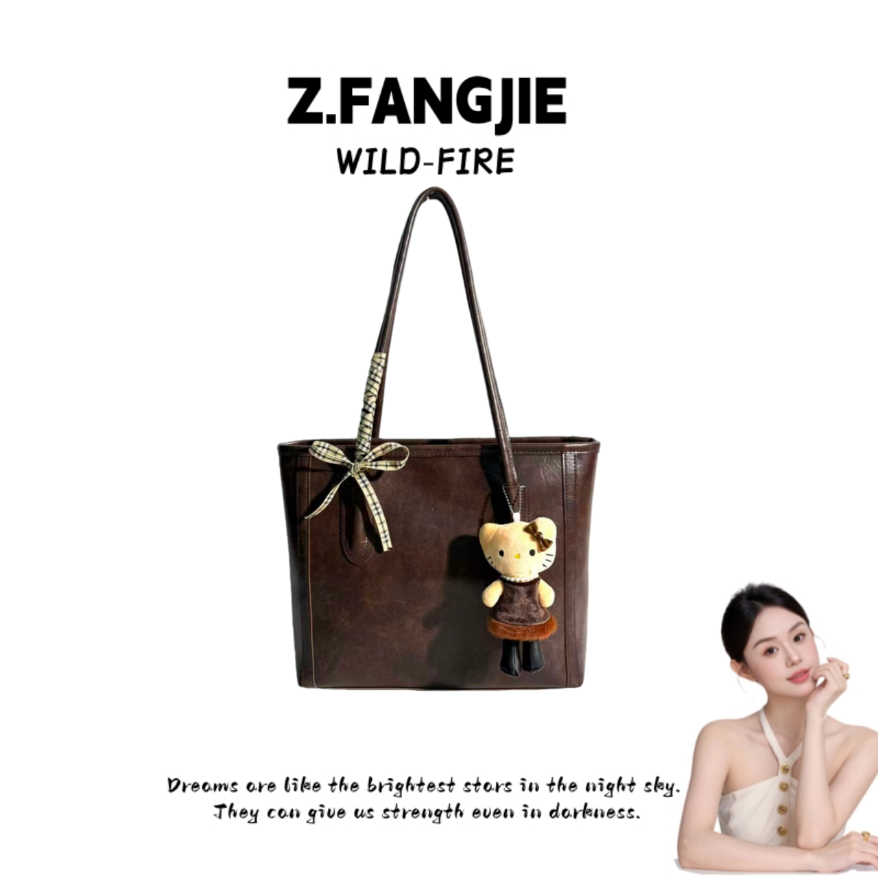 休闲复古托特包女包包秋冬2025新款潮韩国百搭托特包大容量通勤包