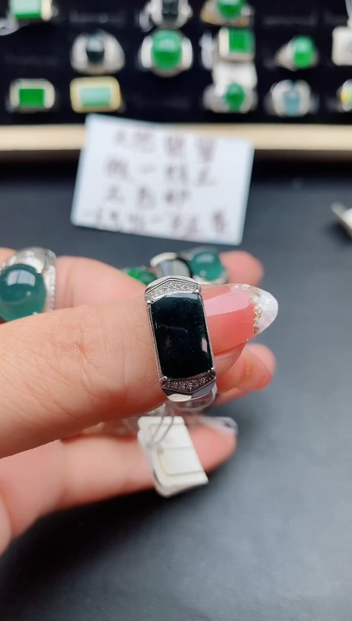 【闪购商品】翡翠戒指银S925镶嵌121212