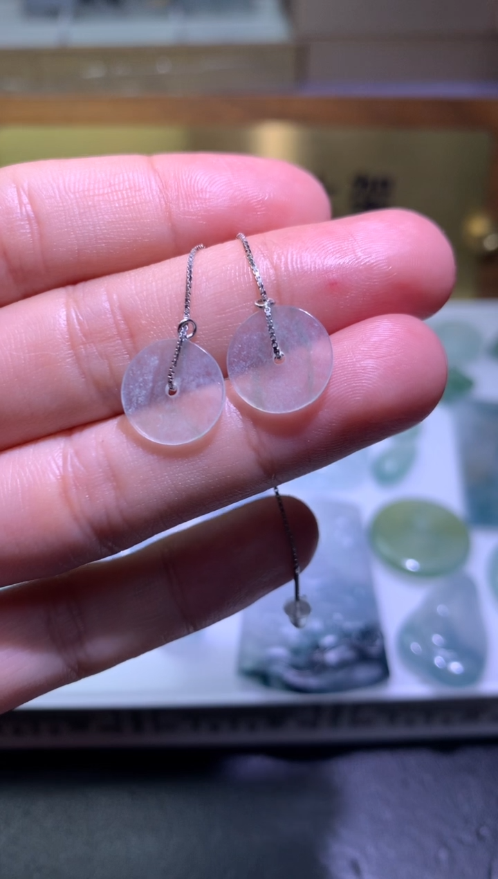 【闪购商品】翡翠颈饰银S925镶嵌净货