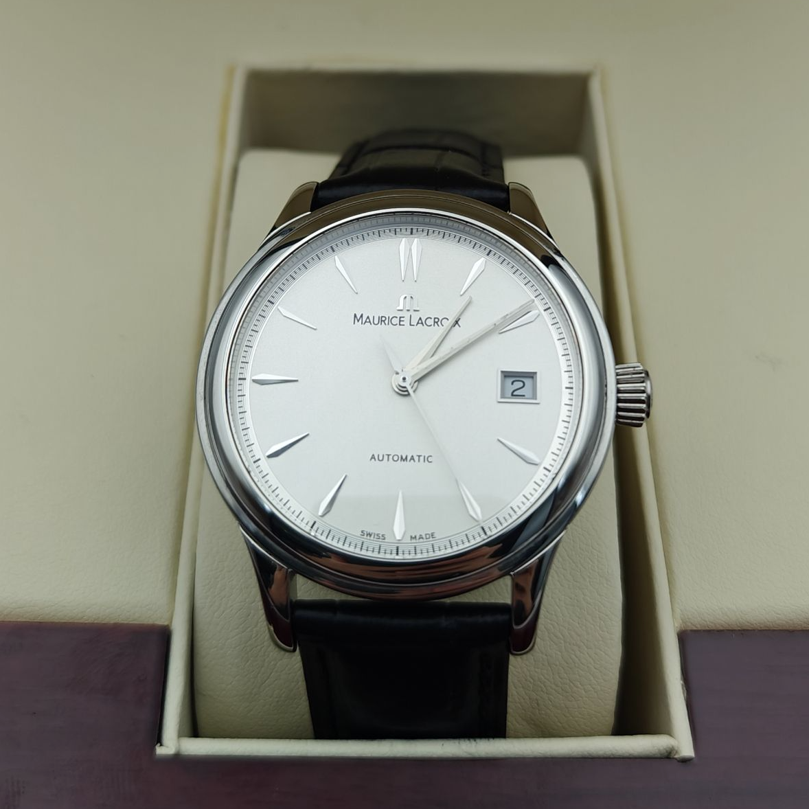 95新 MAURICE LACROIX/艾美表 典雅 机械38mm