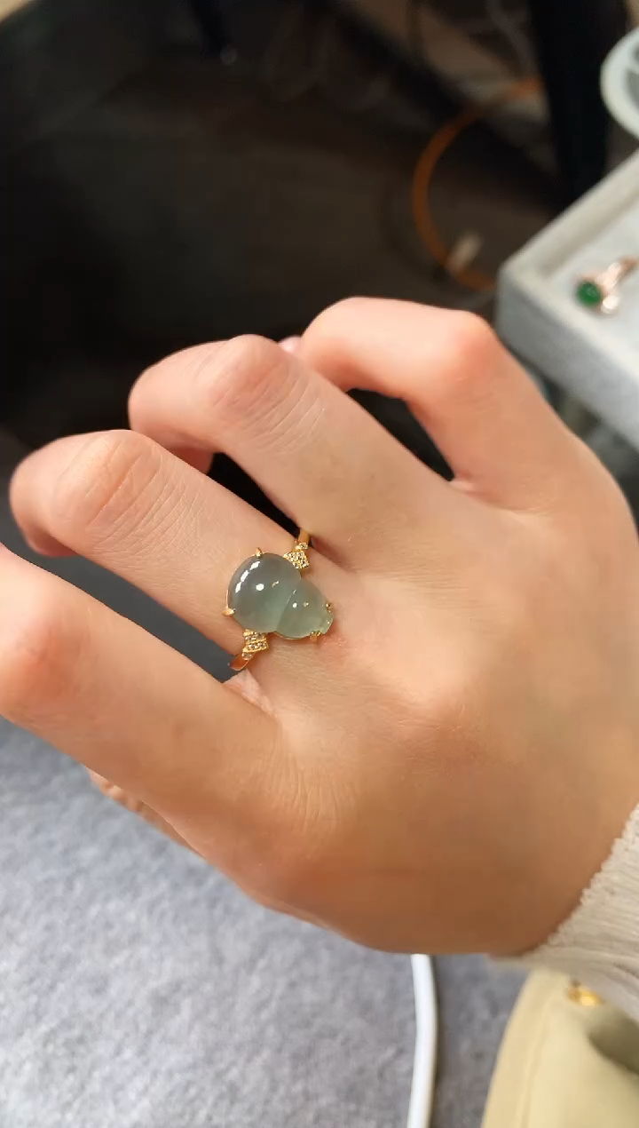 【闪购商品】翡翠戒指银S925镶嵌3457654875