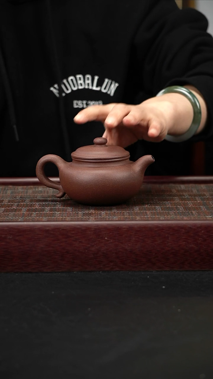 茶壶紫砂ld底槽青仿古200cc