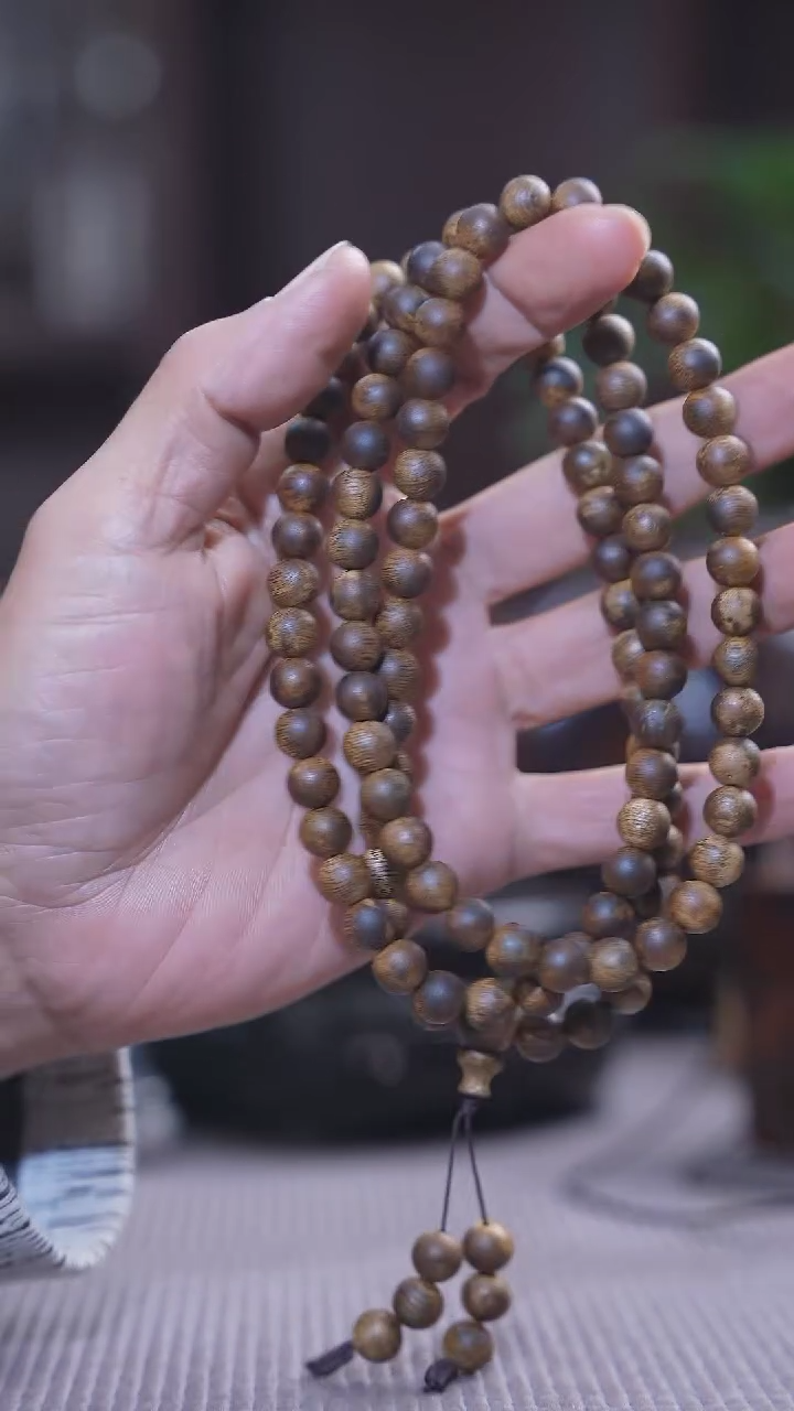 【闪购商品】沉香手串海南沉香手串卡9长链一条