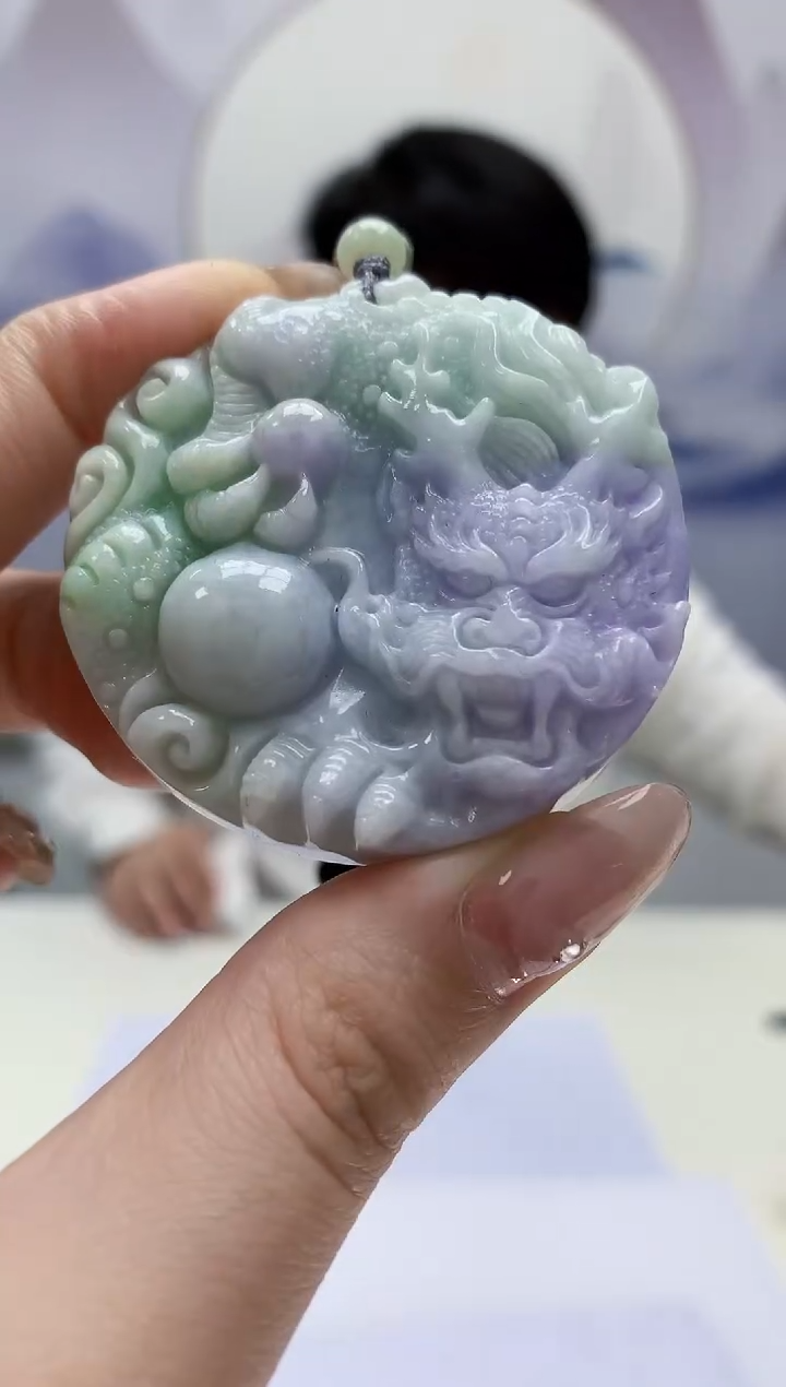 【闪购商品】定制翡翠未镶嵌4925jw-毛货挂件67