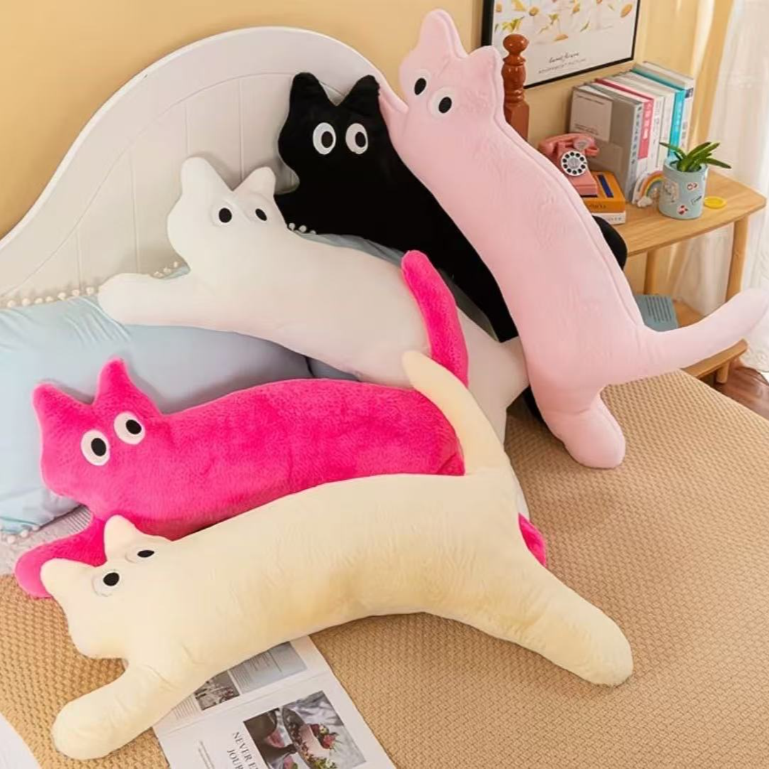 70cm猫条抱枕毛绒玩具可爱公仔女生礼物（3-5cm误差属正常范围）