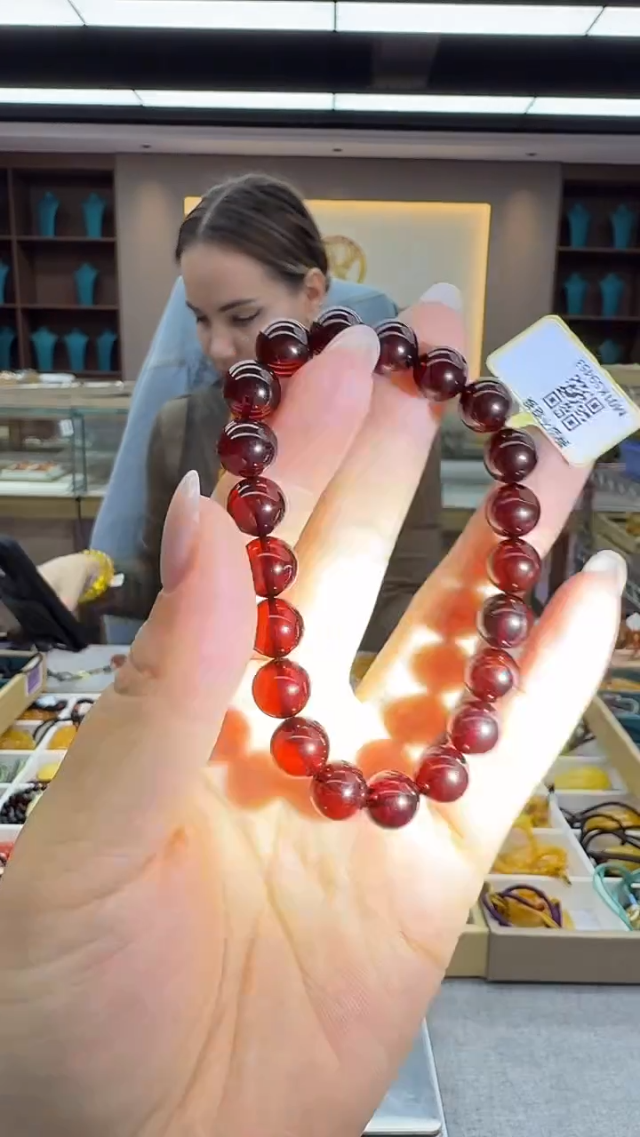 手链琥珀未镶嵌42秒拍号 假一罚三 9mm