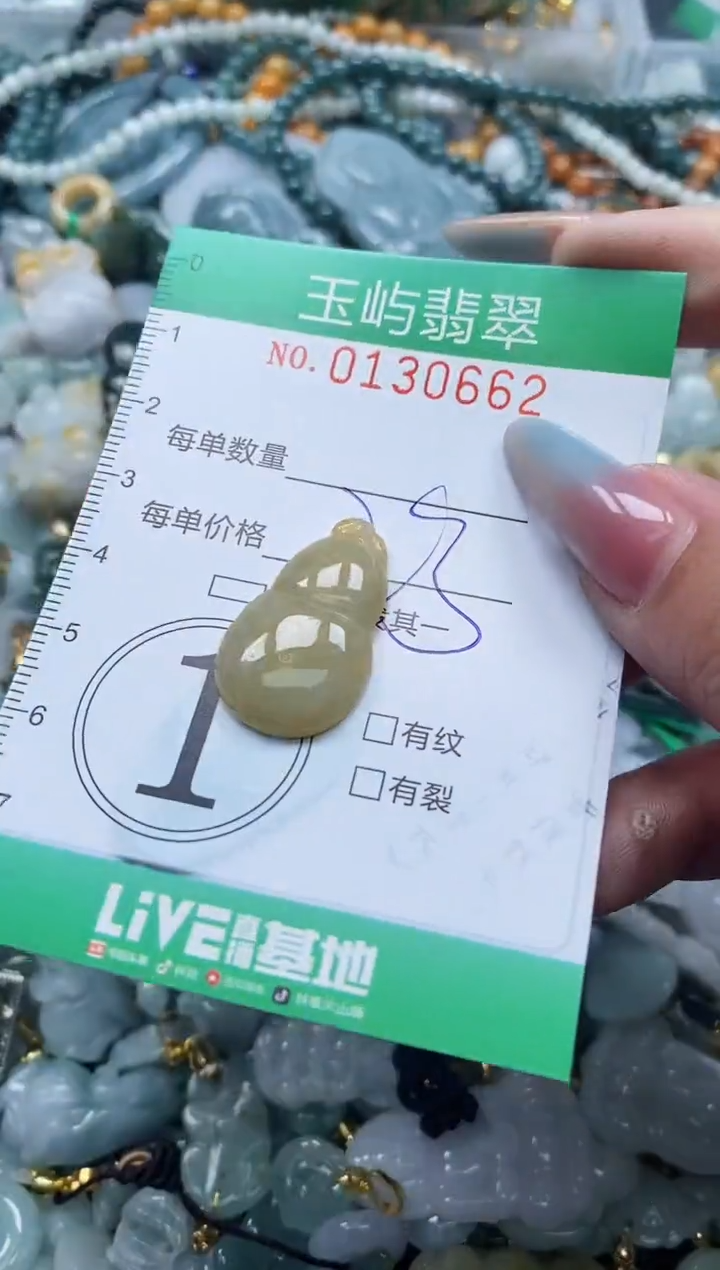 翡翠未镶嵌颈饰闪购0130662