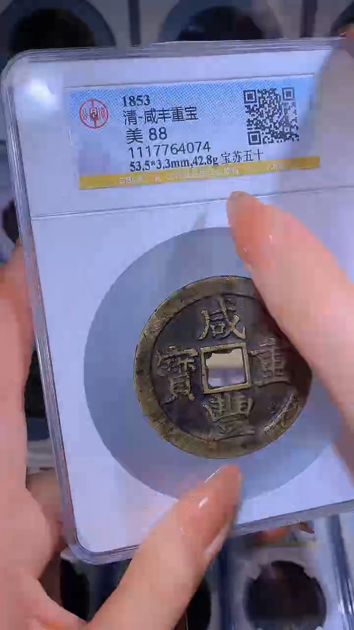 【闪购商品】铜咸丰重宝宝苏五十4074