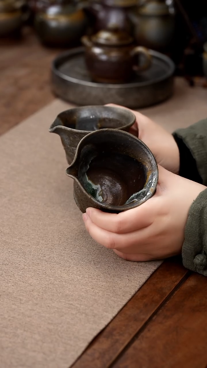 茶壶紫砂归心系列公道杯