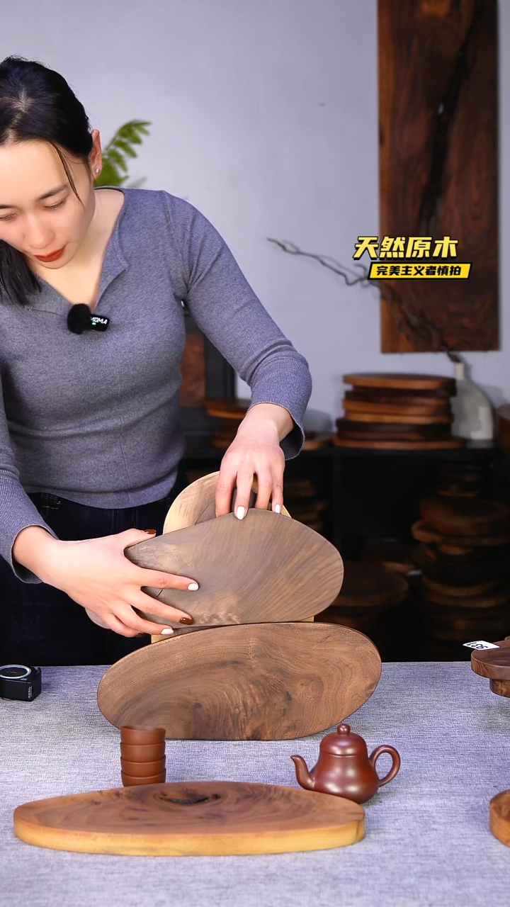 木北美黑胡桃原木.干裂疤结不属于商品质量问题完美主义者慎拍