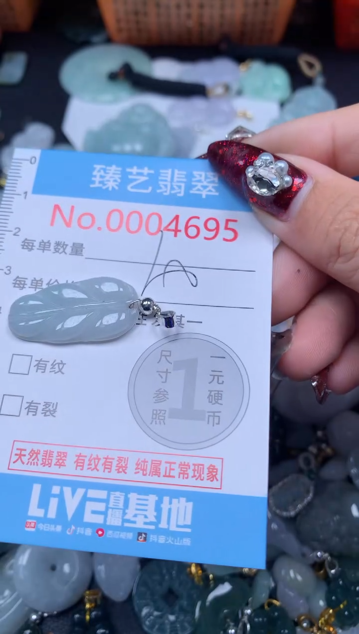 颈饰未镶嵌翡翠4695