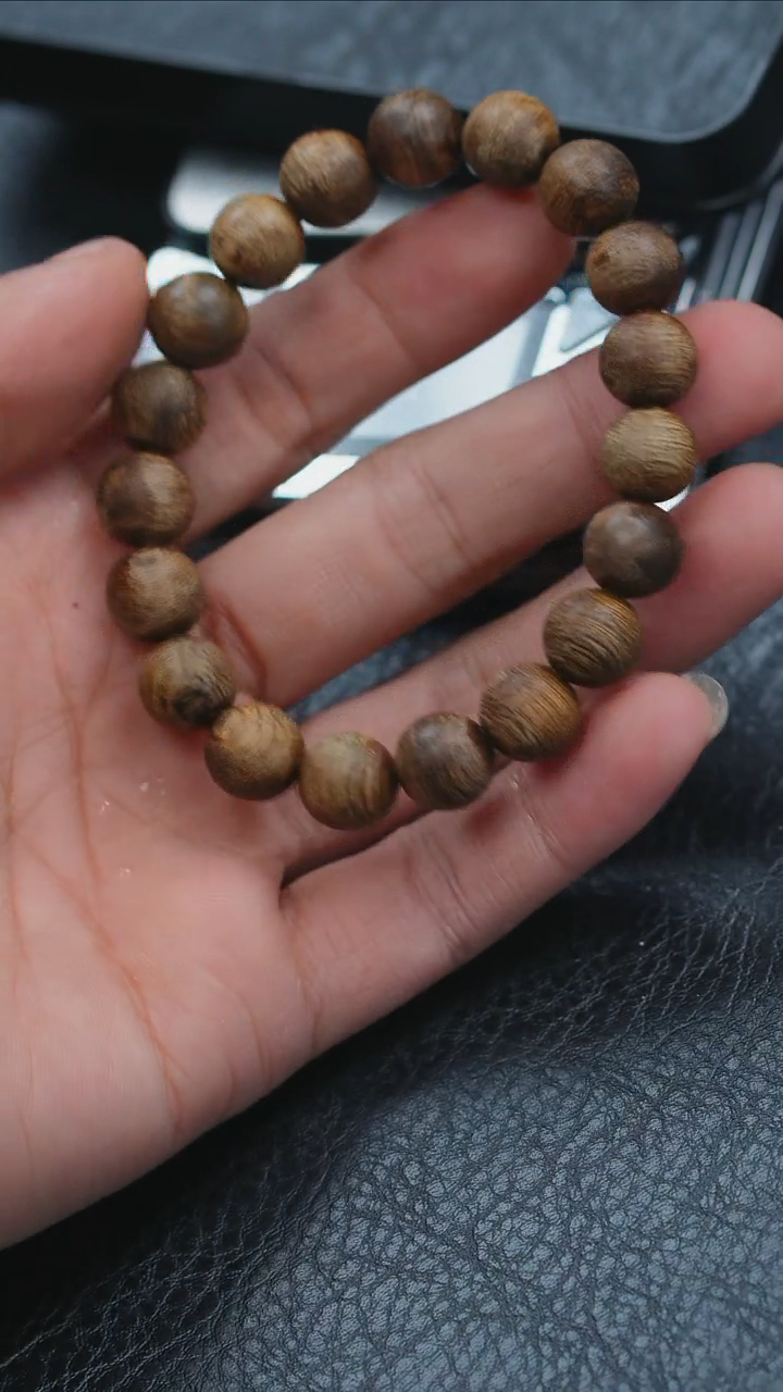 【闪购商品】沉香手串文莱蛇皮纹1.0单圈9g+