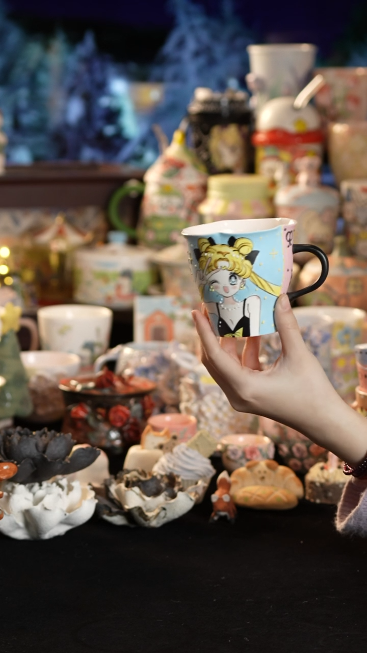 其他陶景德镇釉下彩手绘设计师款陶瓷