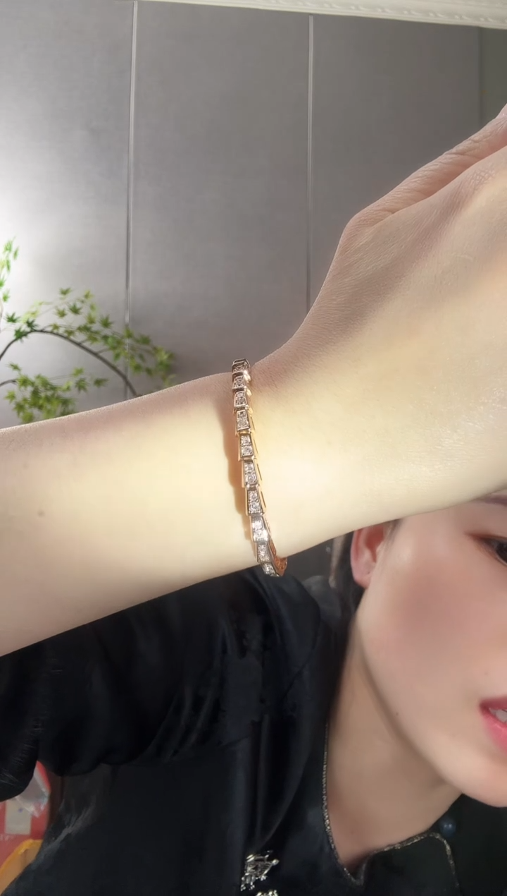 主播定制链接开口手镯