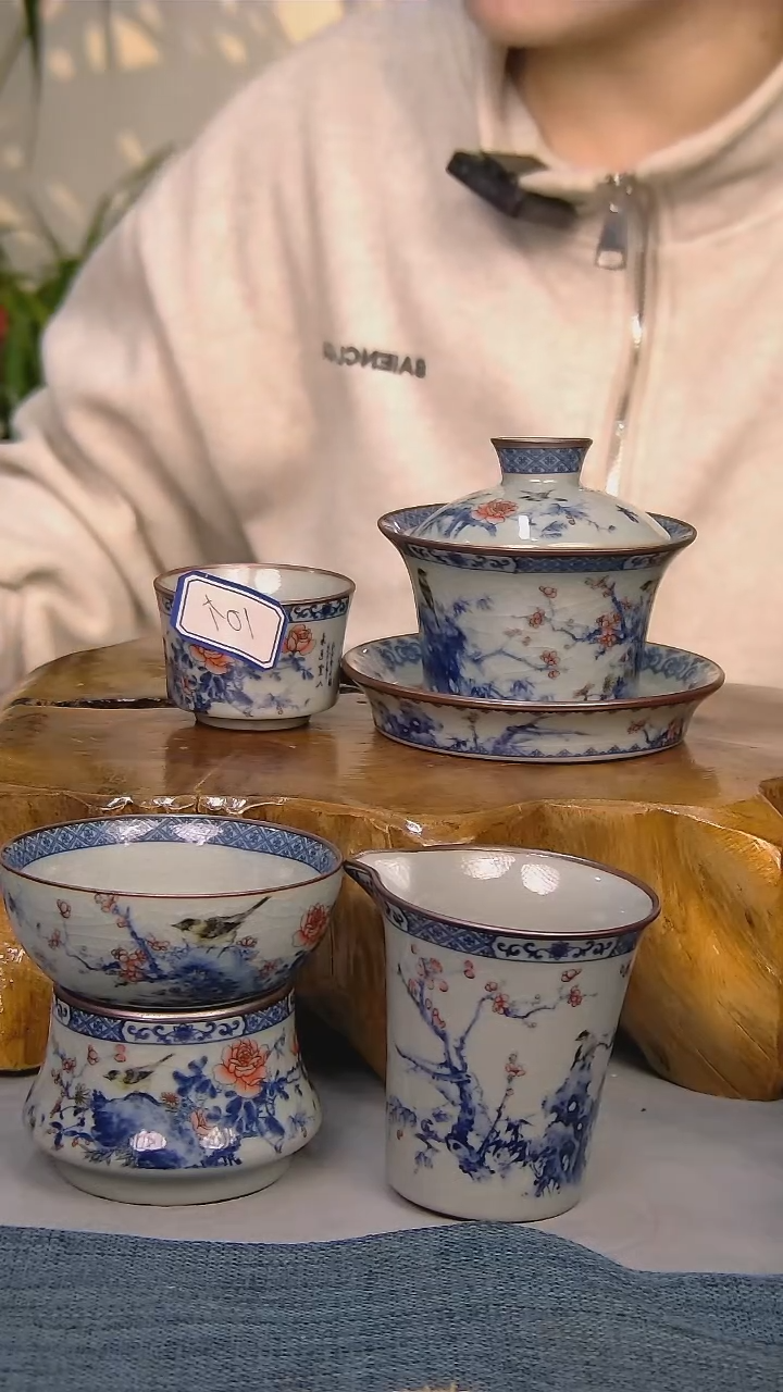 【闪购商品】简装家用款13件套 陶瓷家用茶具系列