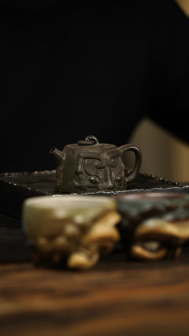 【闪购商品】紫砂茶杯57号紫砂柴烧