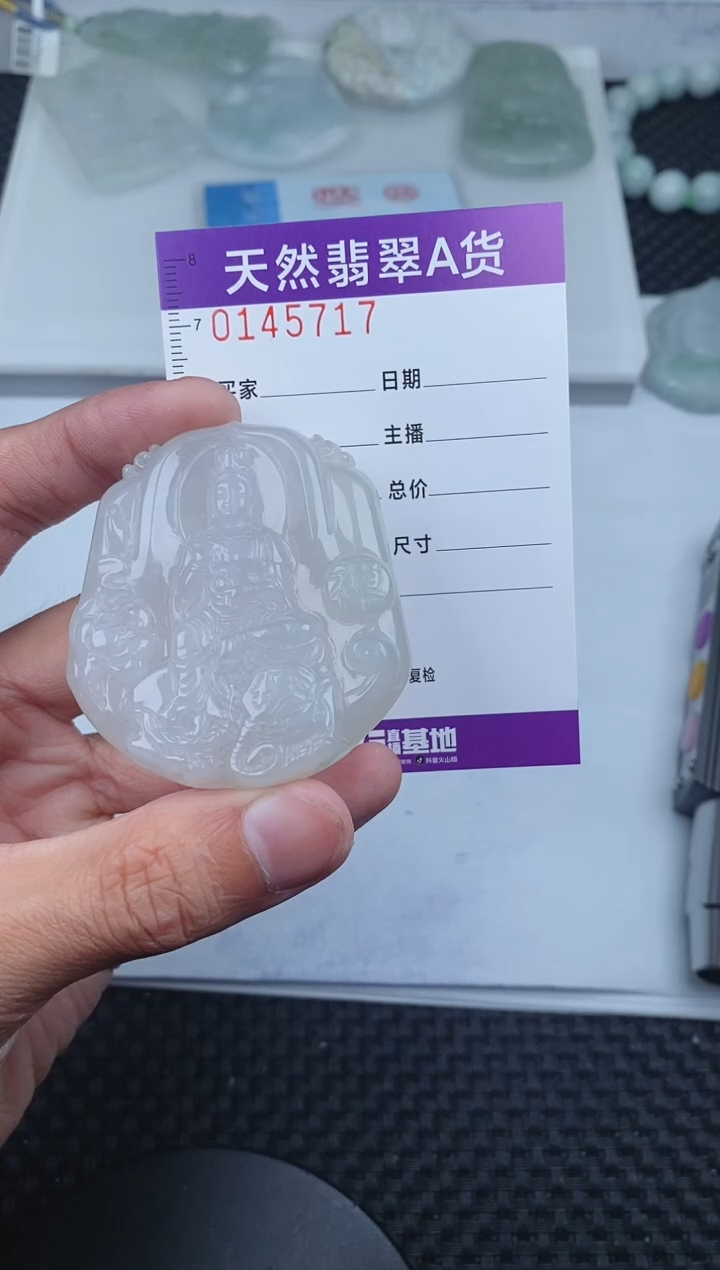 翡翠未镶嵌颈饰       717