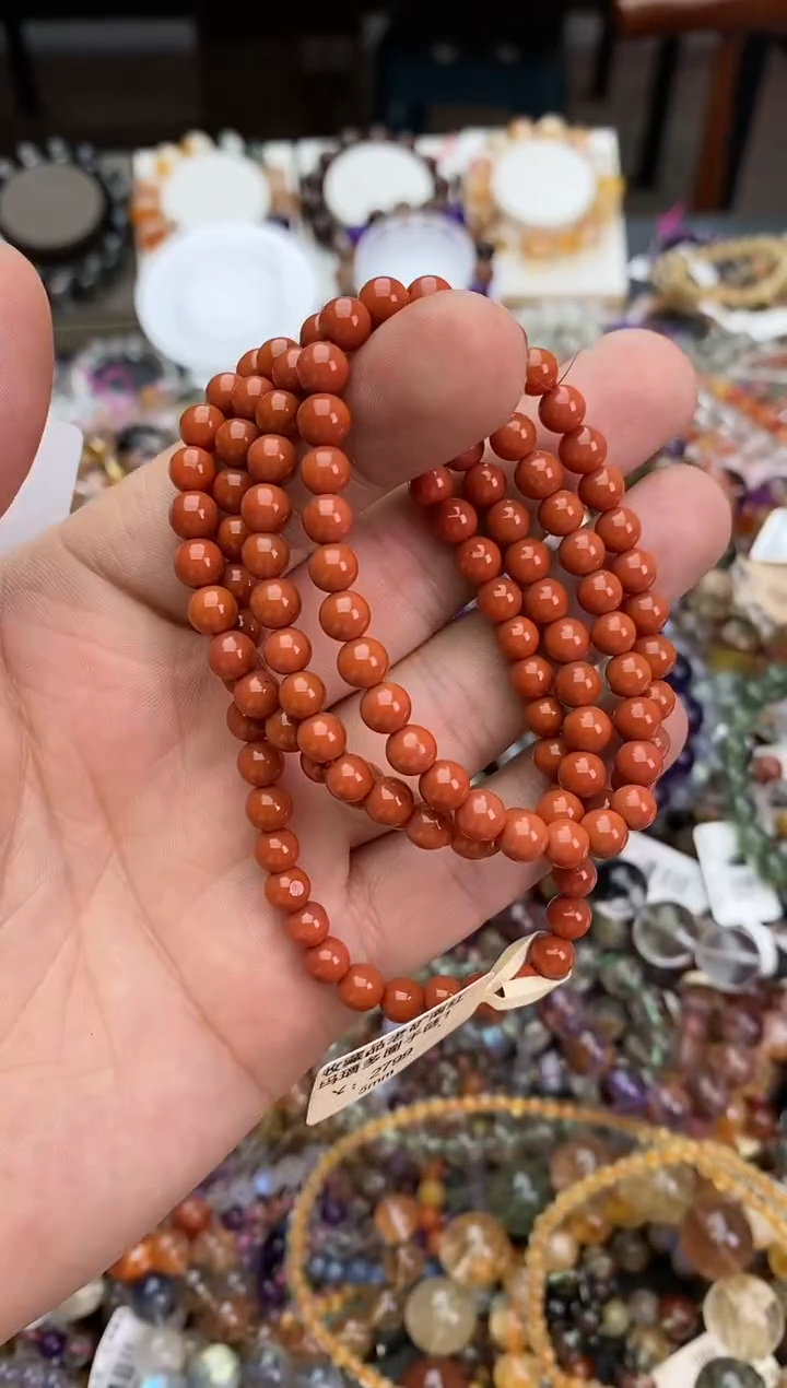 未镶嵌手链南红玛瑙手链