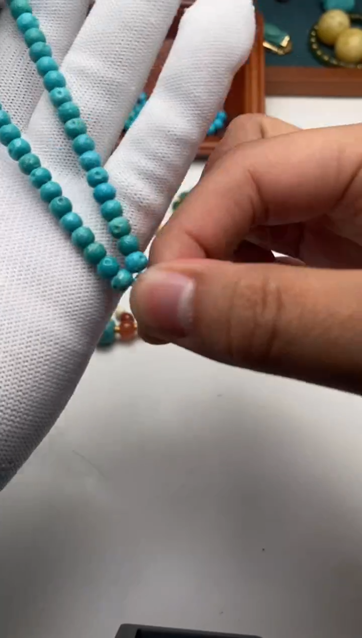 【闪购商品】未镶嵌绿松石手串绿松石手串