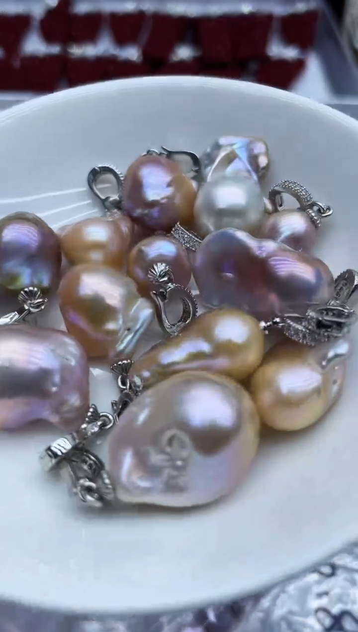 吊坠(不含链)未镶嵌淡水珍珠吊坠多样性发其一